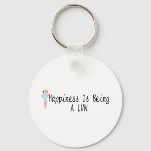 Happiness Is Being A LVN Key Ring
