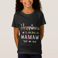 Happiness Is Being a Mamaw Cute Grandma Christmas