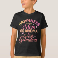 Happiness is being a mum, grandma and great grandm