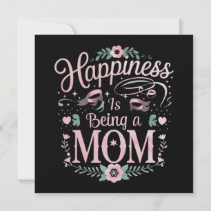 Happiness Is Being A Mum Mother's Day Invitation