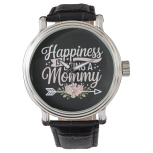 Happiness Is Being A Mummy Floral Mother’s Day Watch
