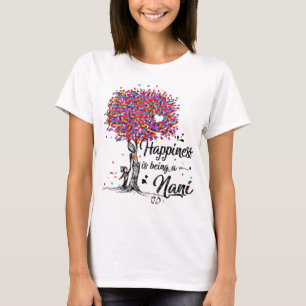 Happiness Is Being A Nani Cute Mother's Day Gifts T-Shirt