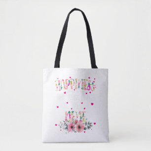 Happiness Is Being A Nene Floral Mimi Christmas Tote Bag