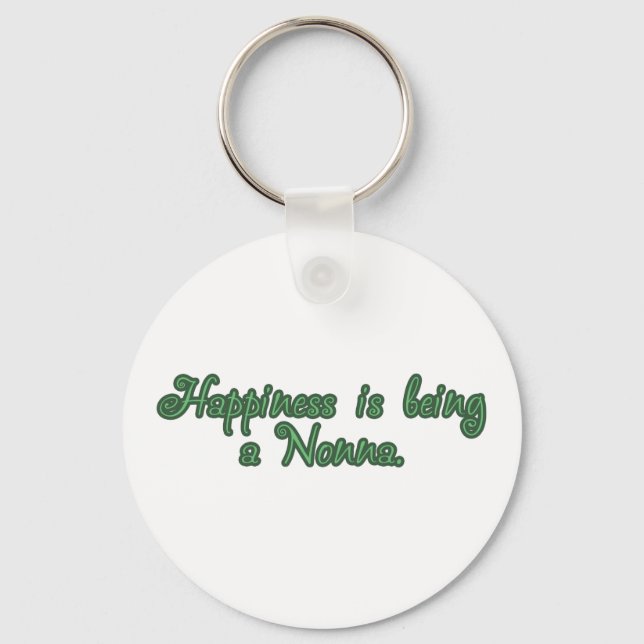 Happiness is being a Nonna Key Ring (Front)