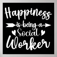 Happiness Is Being A Social Worker Funny Women Men