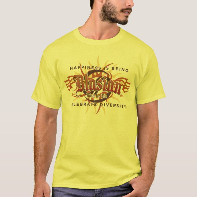 Happiness is Being Blasian T-Shirt (Front)