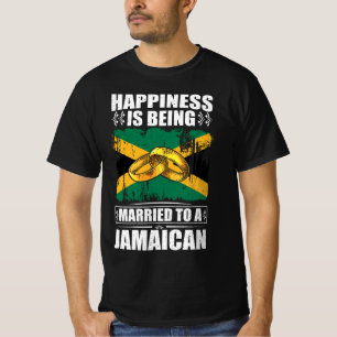 Happiness Is Being Married To A jamaican T-Shirt