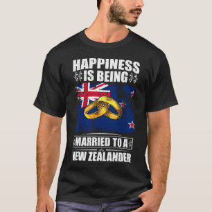 Happiness Is Being Married To A New Zealander T-Shirt