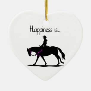 Happiness is... ceramic tree decoration