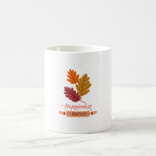 happiness is homemade autumn amazing design  coffee mug