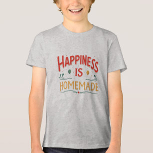 Happiness is Homemade - Bella+Canvas Youth  Tri-Blend Shirt