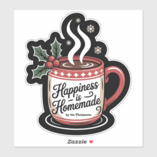 Happiness Is Homemade Custom Christmas Holiday