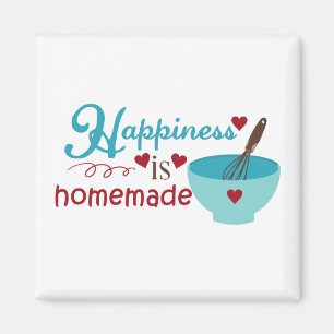 Happiness is homemade magnet