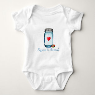 HAPPINESS IS HOMEMADE (MASON JAR) BABY BODYSUIT
