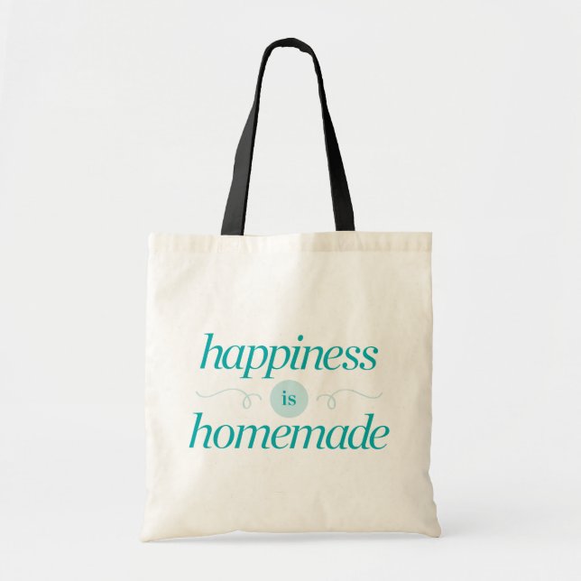 Happiness is Homemade Tote Bag (Front)