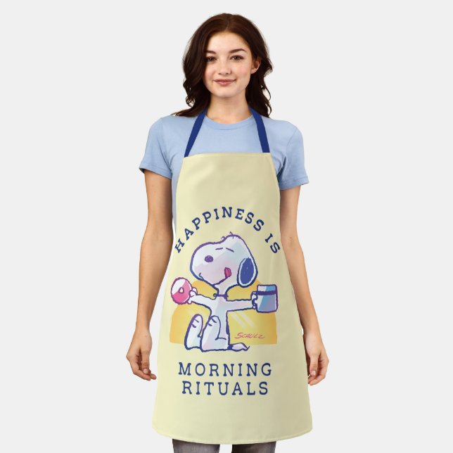 Happiness is Morning Rituals Apron (Worn)
