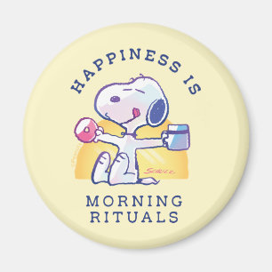 Happiness is Morning Rituals Magnet