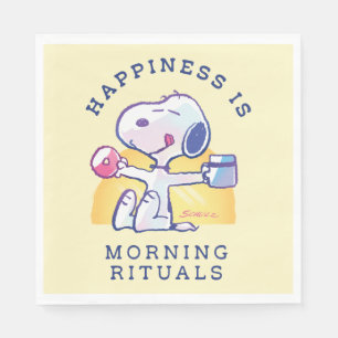 Happiness is Morning Rituals Napkin