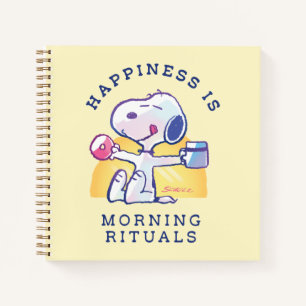 Happiness is Morning Rituals Notebook