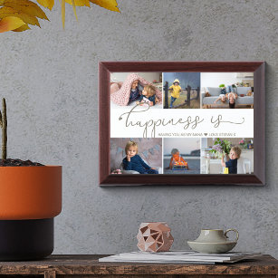 Happiness is   Nana 6 Photo Collage Photo Plaque