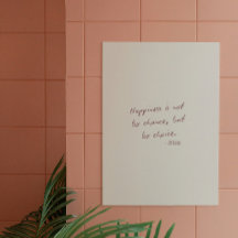 Happiness is not by chance... Positive