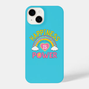Happiness is Power Rainbow iPhone 14 Case