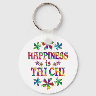 Happiness is Tai Chi Key Ring