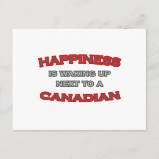 Happiness Is Waking Up Next To a Canadian Postcard