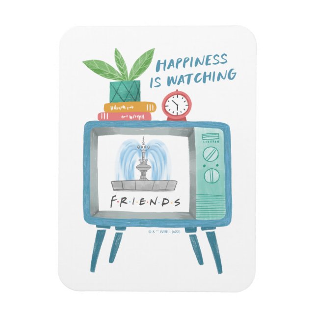 Happiness is watching FRIENDS™ Magnet (Vertical)