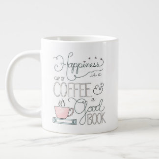 "Happiness Is..." - White Jumbo Mug