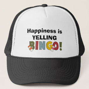 Happiness Is Yelling Bingo hat