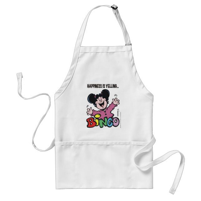 Happiness Is Yelling BINGO! Standard Apron (Front)
