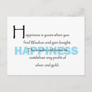 Happiness Is Yours Postcard