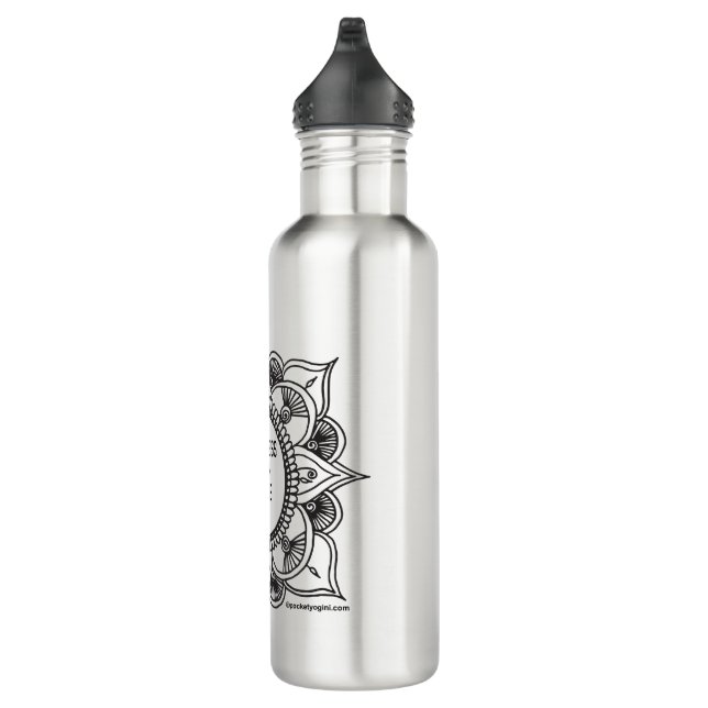 Happiness Mandala Stainless Steel Water Bottle (Right)