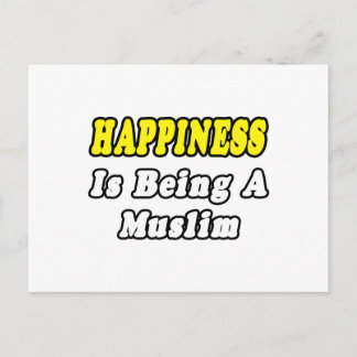 Happiness...Muslim Postcard