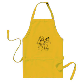 Happiness Octopus Is Baking Standard Apron
