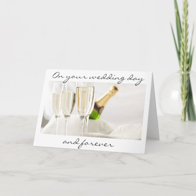 HAPPINESS ON YOUR NEW JOURNEY IN LIFE=WEDDING WISH CARD (Front)