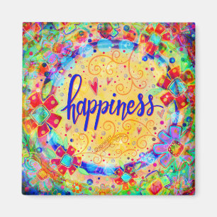 ‘Happiness’ ONE WORD Inspirivity Magnet