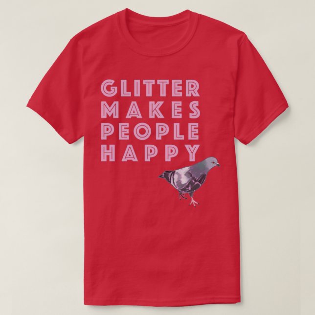 Happiness Pigeon T-Shirt (Design Front)