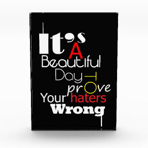 Happiness Quote It Is A Beautiful Day Photo Block