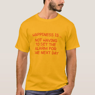 happiness retirement funny retiree t-shirt design
