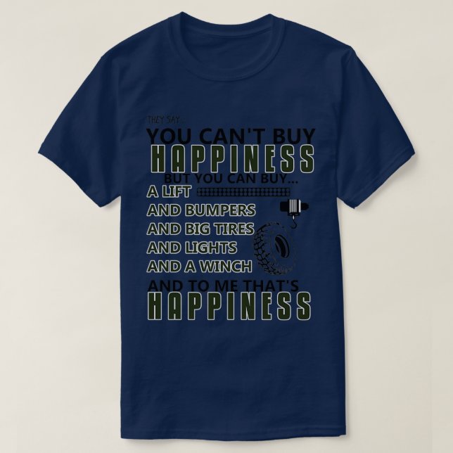 Happiness  T-Shirt (Design Front)