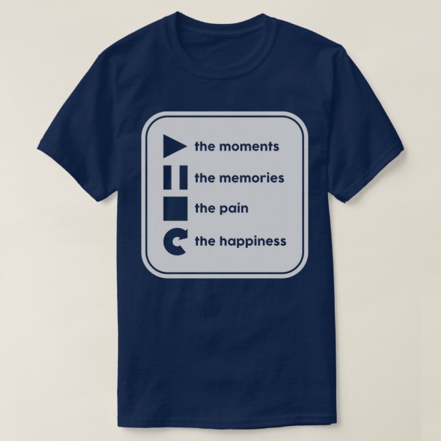 HAPPINESS T-Shirt (Design Front)