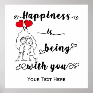 Happiness Wall Art Poster