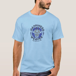 "Happiness Weaves the Joy of Life T-Shirt – Inspir