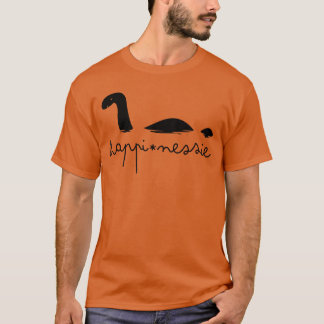 HappiNessie Loch Ness Monster Cute Women Cartoon e T-Shirt