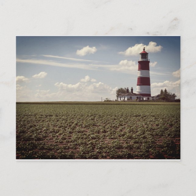 Happisburgh Lighthouse postcard (Front)