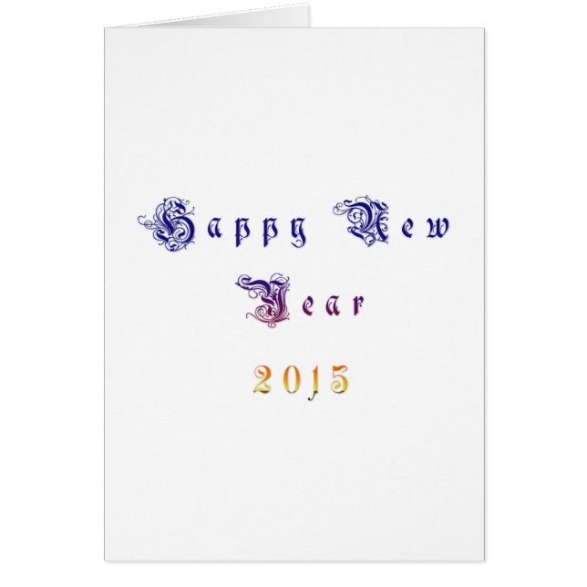 Happu New Year 2015 Hakuna Matata wishes.png (Front)