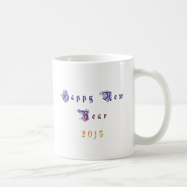Happu New Year 2015 Hakuna Matata wishes.png Coffee Mug (Right)