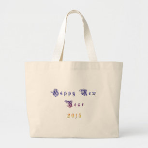 Happu New Year 2015 Hakuna Matata wishes.png Large Tote Bag